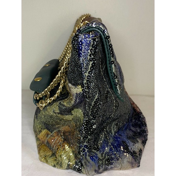 J.Crew Collection sequin Fanfare shoulder bag handbag purse - Picture 3 of 12